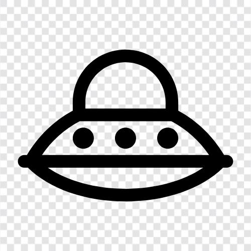 nicht identifiziertes Flugobjekt, ufo Sichtungen, außerirdisch, Raumsonde symbol