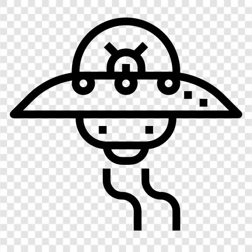 nicht identifiziert fliegendes Objekt, ufo Sichtungen, außerirdisch, ufo symbol