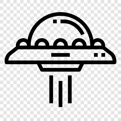 unidentified flying objects, ufo sightings, alien, extraterrestrial icon svg