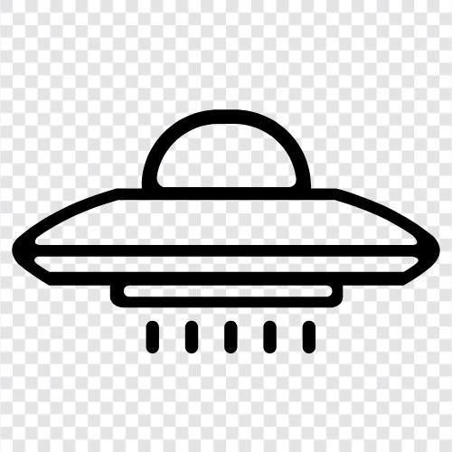 unidentified flying objects, flying saucer, unidentified aircraft, unidentified flying objects in icon svg