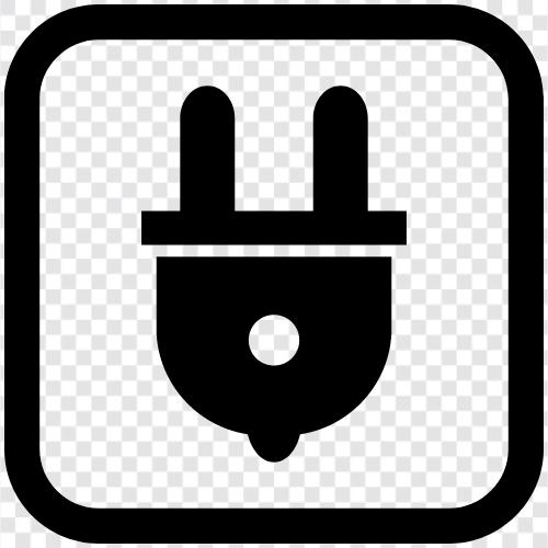 unplug, power, connect, computer icon svg