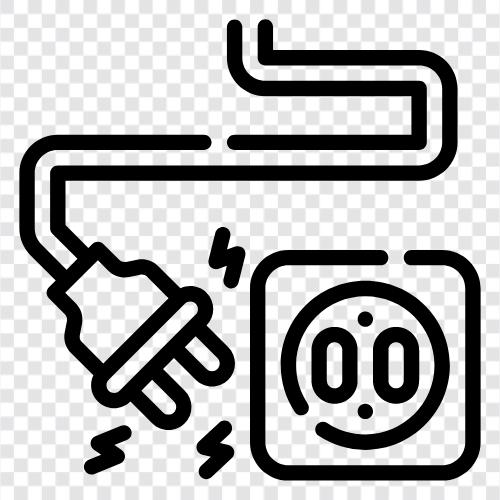 abstecken, computer, power, power off symbol