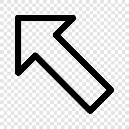 Up Arrow, Left Arrow, Up Arrow Key, Left Arrow Key icon svg