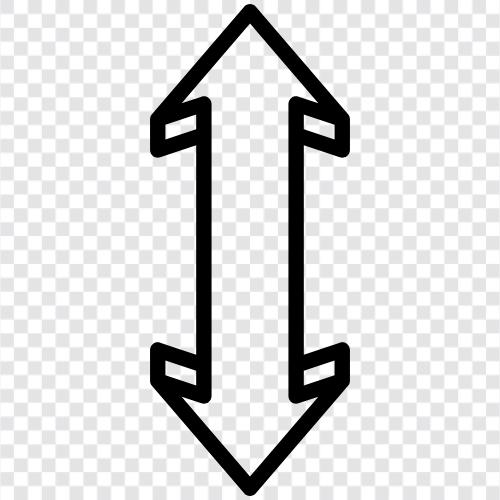 up arrow, down arrow, arrow keys, keyboard icon svg