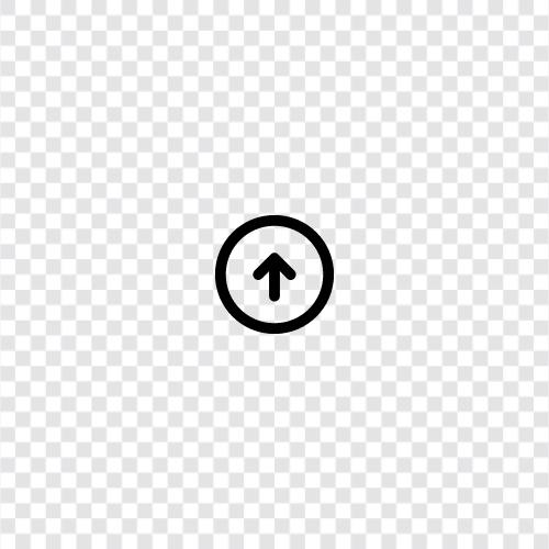 up arrow, up arrow key, up button icon svg