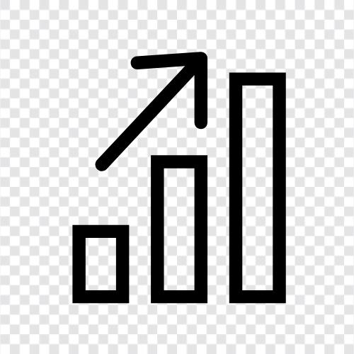 uptrending, uptrends, bullish, bullish trend icon svg