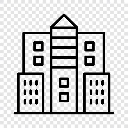 urban, metropolitan, capital, downtown icon svg