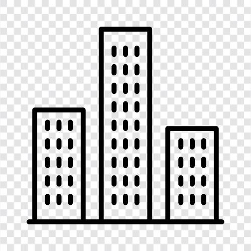 urban, metropolitan, cityscape, architecture icon svg