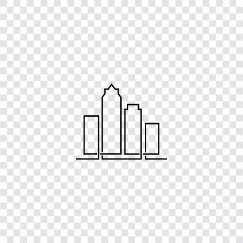 Urban, Neighborhood, District, Street icon svg