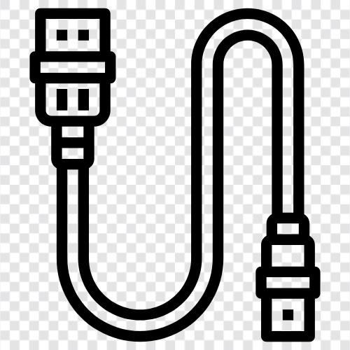 USB Kabellieferant, USB Kabel, USB 20 Kabel symbol