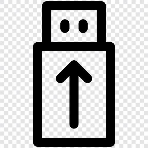 USB Charger, USB Adapter, USB Flash Drive, USB Mouse icon svg