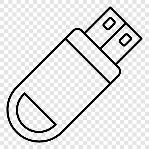 USB drives, USB cables, USB ports, USB 3.0 icon svg