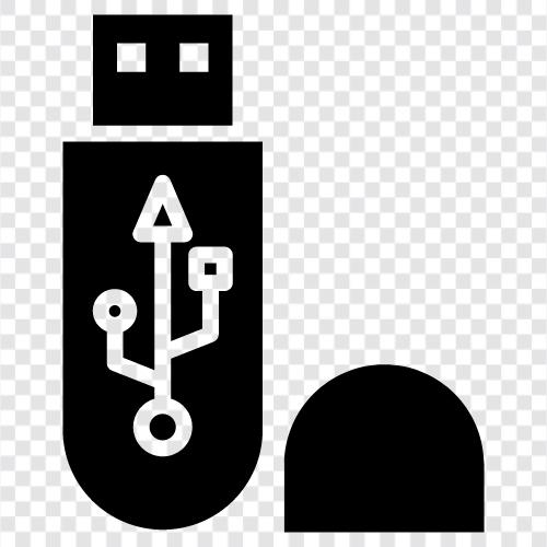 USBStick, externe Festplatte, Memory Stick, FlashLaufwerk symbol