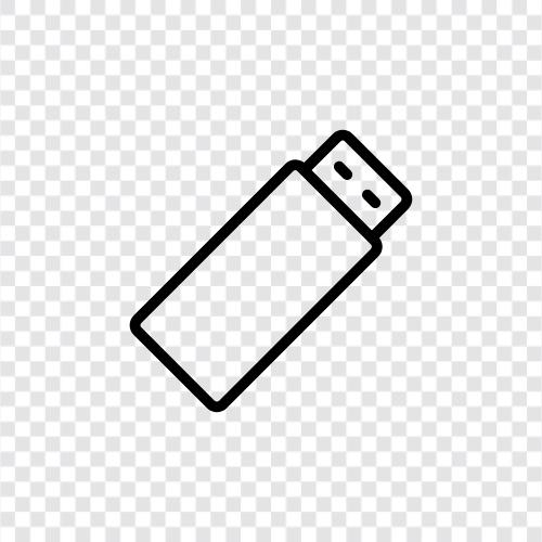 usb flash sürücü, usb sürücü, flash sürücü, taşınabilir sabit sürücü ikon svg