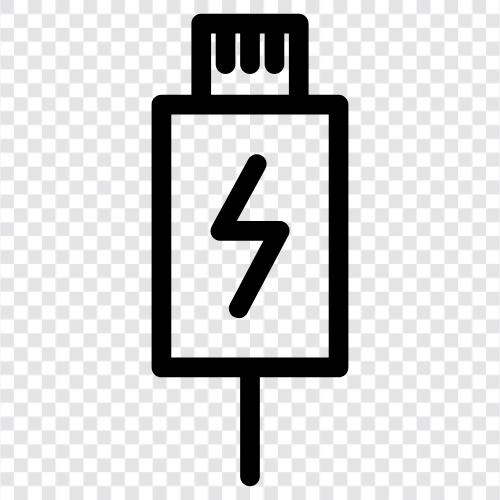 usb, travel, outlet, charger ikon svg