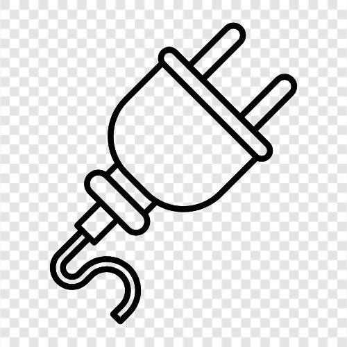 USB, зарядка, кабель, мощность Значок svg