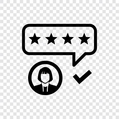 Nutzerbewertungen, Bewertungen, OnlineBenutzerbewertungen symbol
