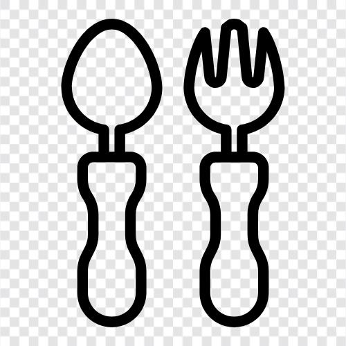 utensils, eating, kitchen, silverware icon svg