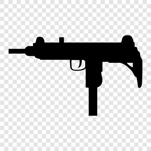 Uzis, Uzi pistols, handguns, firearms icon svg