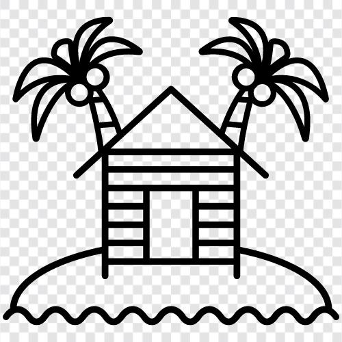 Vacation, Vacation Home, Resort Hotel, Vacation Rentals icon svg