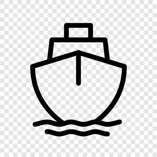 Urlaub, Kreuzfahrt, Kreuzfahrtschiff, LuxusKreuzfahrt symbol