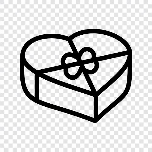 Valentinstag, Liebe, Beziehungen, Liebesbox symbol