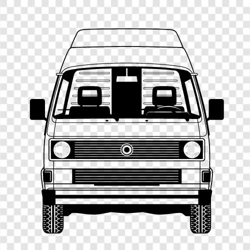 van, vans, rental, rental vans icon svg