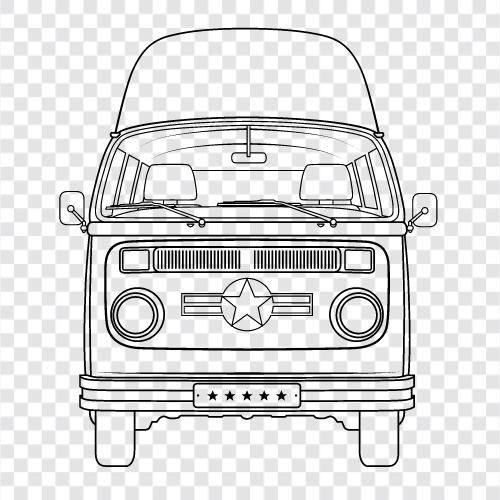 van, Dodge, Chrysler, car icon svg