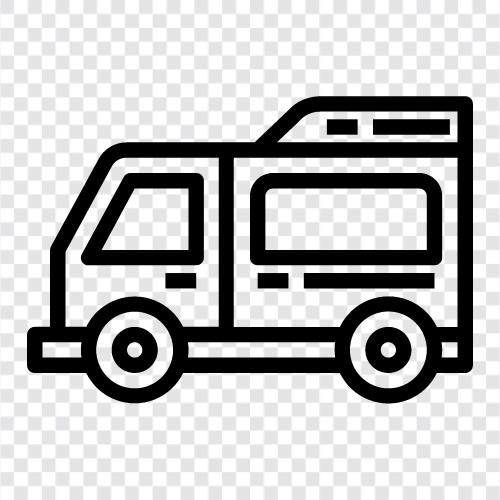 van, vehicle, automobiles, trucks icon svg