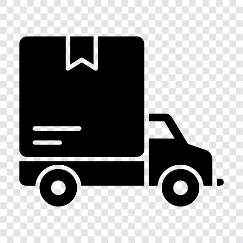 Transporter, Lieferer, Logistik symbol