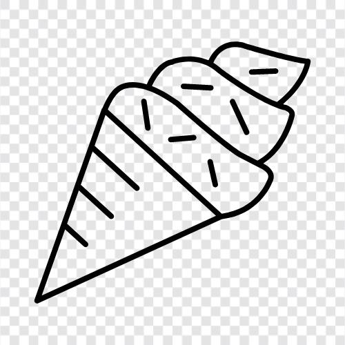 Ванильное мороженое, шоколадное мороженое, сунду, мороженое Значок svg