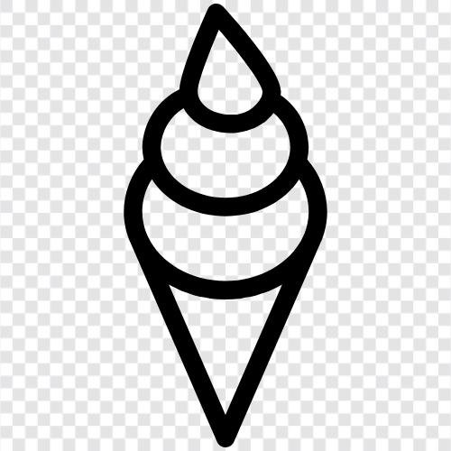 Vanille, Custard, Ice Cream Truck, Sundae symbol