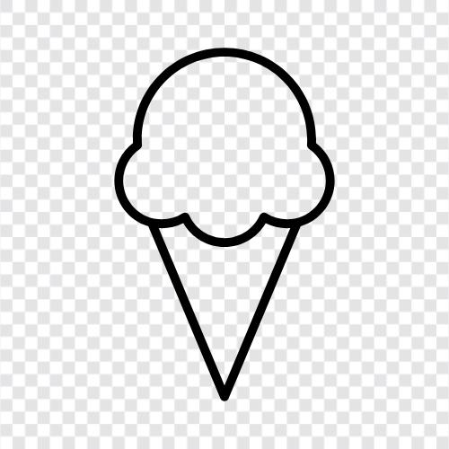 Vanilla, Chocolate, Strawberry, Crème Fraiche icon svg