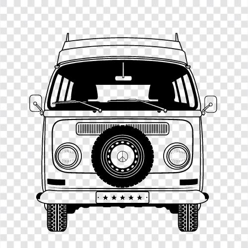 Vanpool, Vanpooling, Vanpooling services, Vanpool operators icon svg