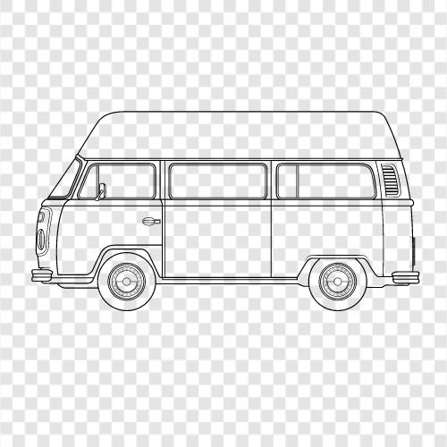 vans, vehicle, automobile, transportation icon svg