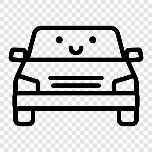 Vehicles, Driving, Road, Car icon svg