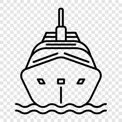 vessel, boat, cargo, freight icon svg