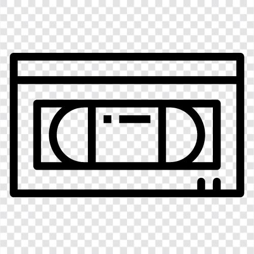 video, kassette, film, videokassette symbol