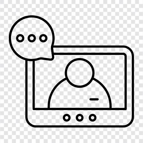 video call, live video chat, voice chat, video conferencing icon svg