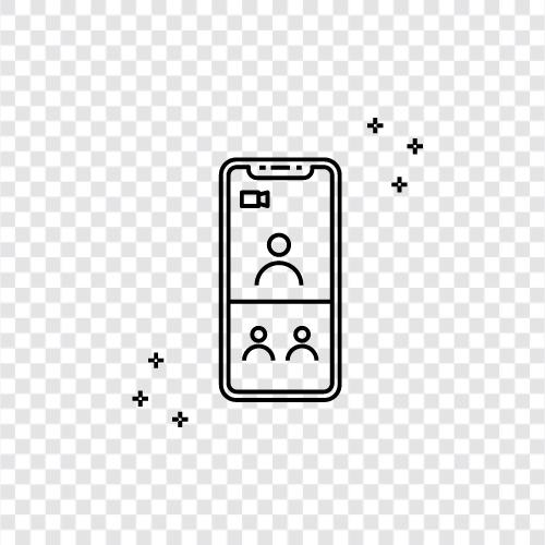 видеочат, видеозвонок, служба видео звонков, программное обеспечение видео звонков Значок svg