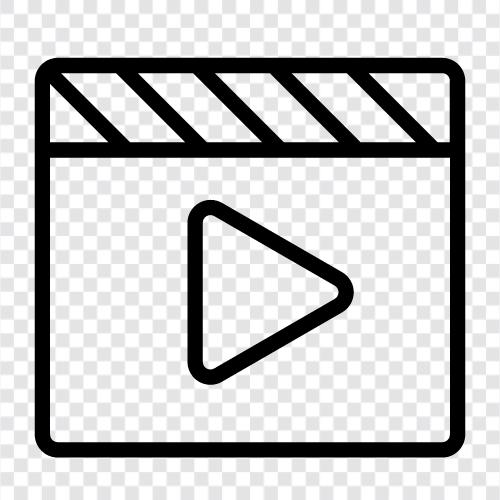 video editing, video production, video editing software, video hosting icon svg