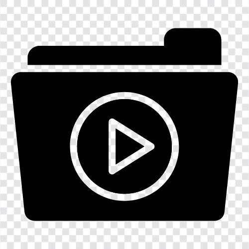 video folder software, create video folder, video folder software for mac, video icon svg