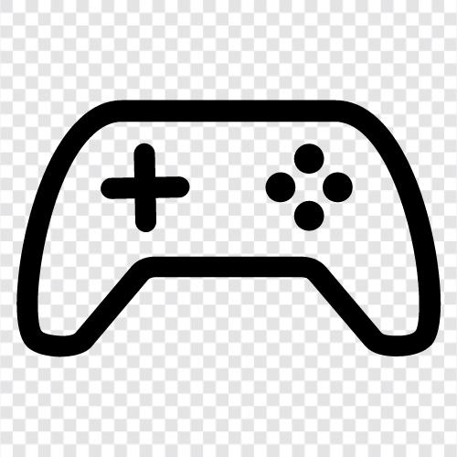 video games, pc games, console games, mobile games icon svg