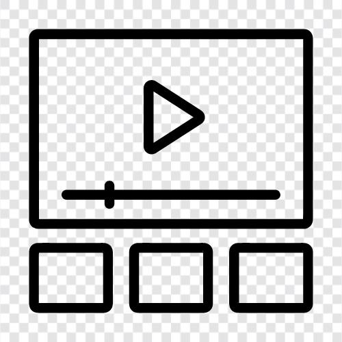 video storage, video management, video storage solutions, video management solutions icon svg