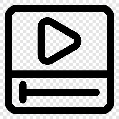 Служба видео и видеотрансляции, приложение для видео и видеопотоков, обзор видеопотоков Значок svg