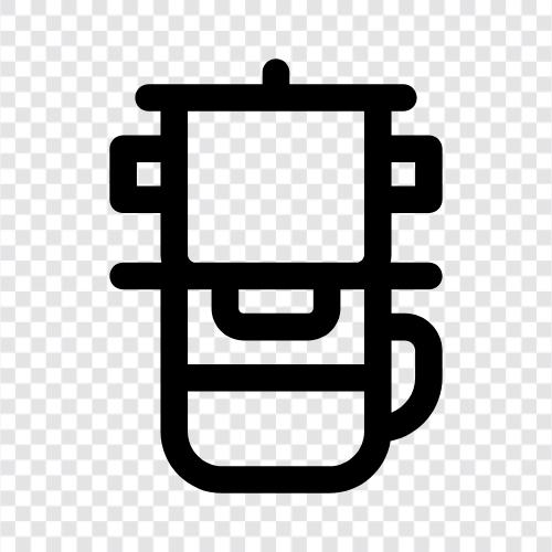 Vietnam coffee, Vietnamese coffee, roasting, beans icon svg