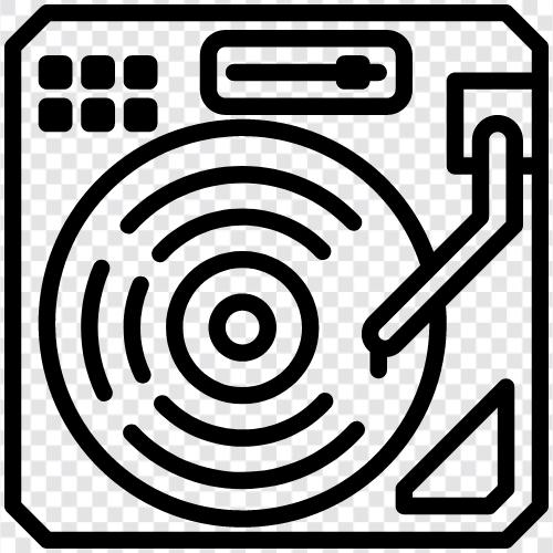 vinyl, records, gramophone, 78s icon svg