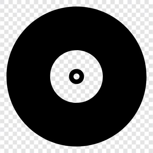 vinyl, LP records, LP discs, vinyl records icon svg