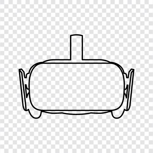 Sanal Gerçeklik Kulaklık, VR Gözlük, Oculus Rift, 3D Cam ikon svg