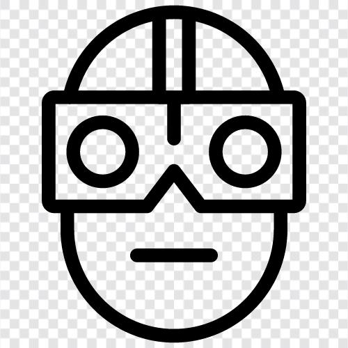 virtual reality helmet, virtual reality headset, virtual reality goggles, virtual reality game icon svg